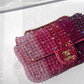Chanel Pink Ombre Crystal Mini Flap