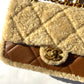 Chanel 24K Brown Shearling Medium Flap Bag