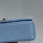 Chanel 23P Light Blue Small Caviar Double Flap