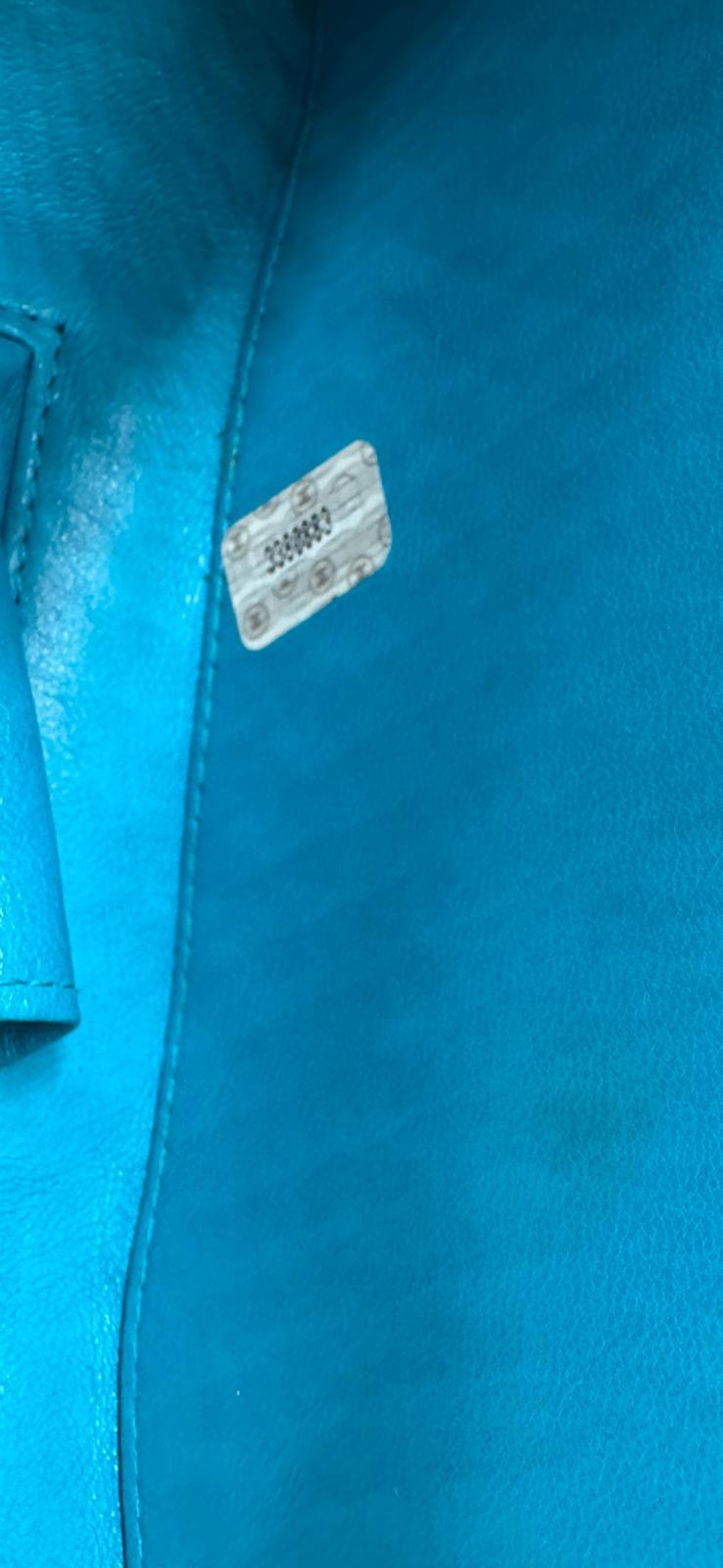 Chanel 1995 CC Blue Heart Vanity Bag