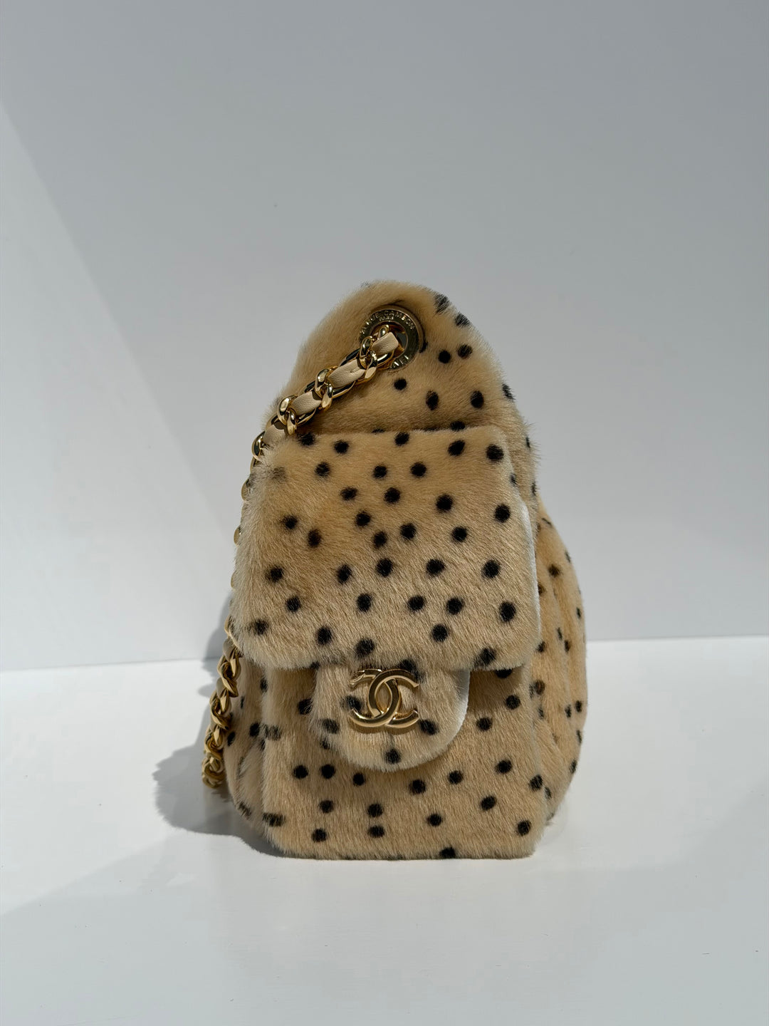 Chanel 25 Mini Handbag Brown Pony Hair Gold Tone Metal Matthieu Blazy Métiers D’Art 2026