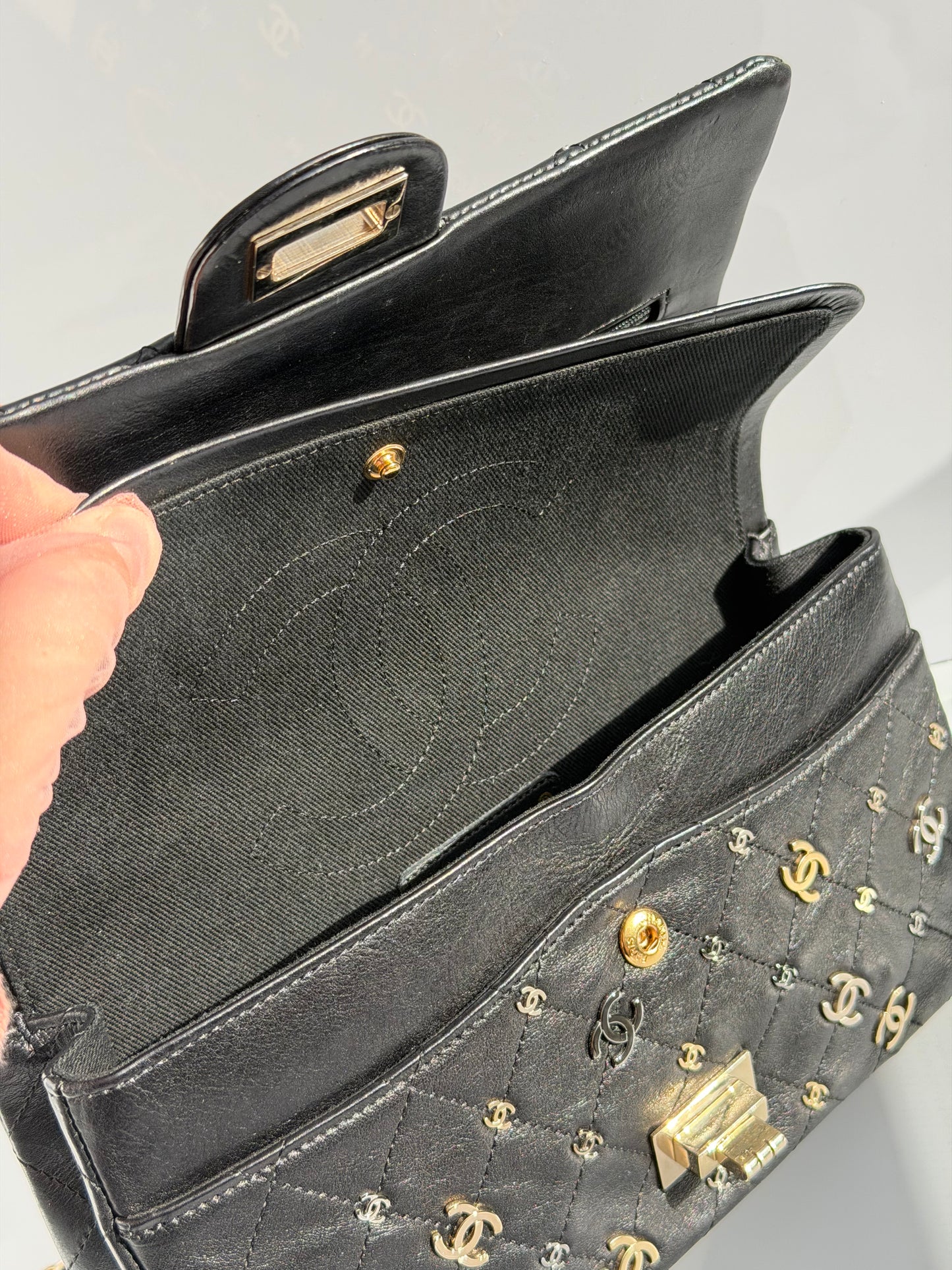 Chanel Vintage Punk Charms 2.55 Medium Reissue Flap Bag