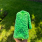 RARE 1991 Chanel Green Medium Terry Flap