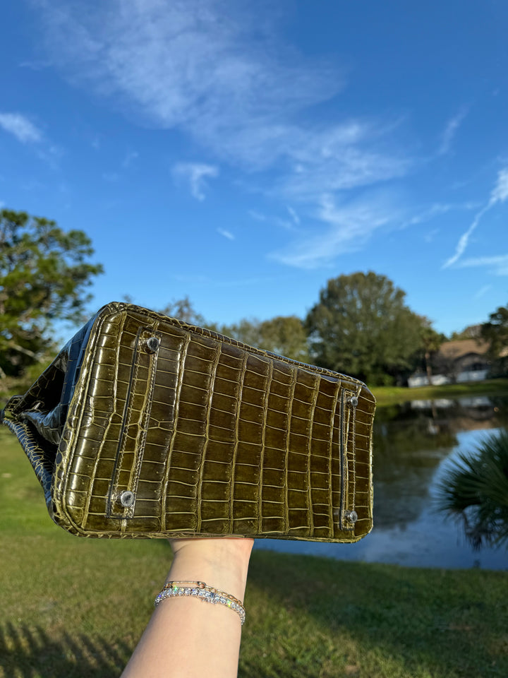 Hermes Crocodile Diamond Birkin 30