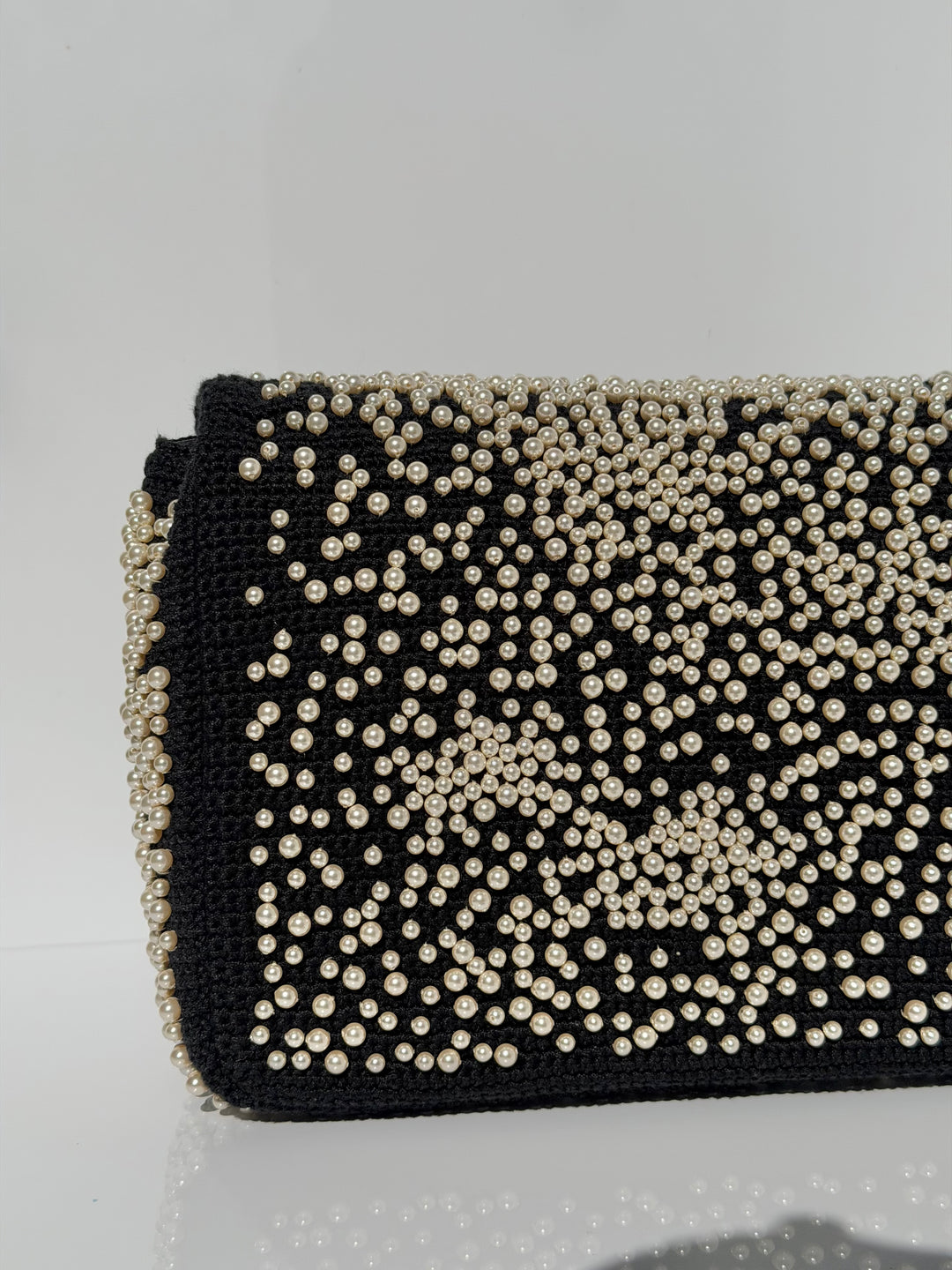 Chanel 17C Medium Flap Bag Pearl Embellished Gold Hardware 2017