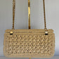 Celine 2023 Raffia Chain Shoulder Bag