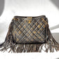 2014 Brown Paris Dallas Runway Fringe Bag