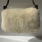 Fendi Mini Mink Fur Embellished Baguette