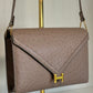 Hermes 1982 Ostrich Lydie 2 Ways Clutch Bag