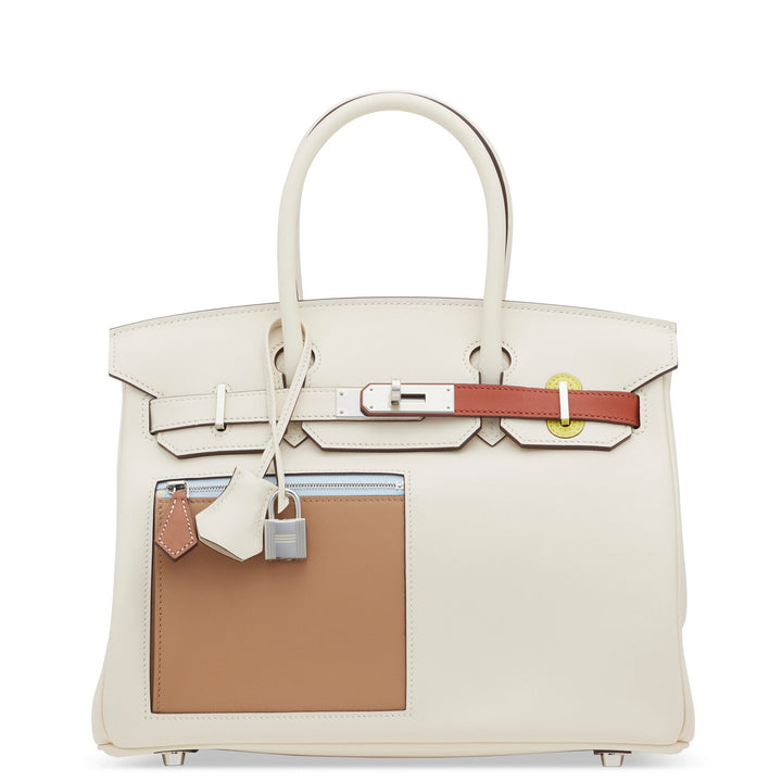 Hermès Birkin 30 Colormatic Swift Nata Palladium Hardware