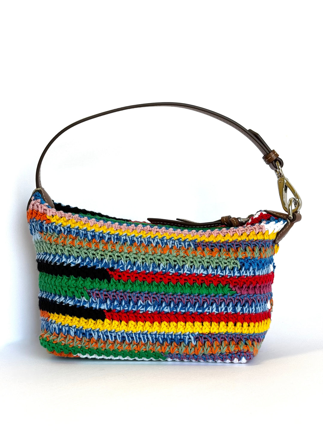 Miu Miu Crochet Multicolor Pouch Bag