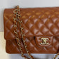 Chanel 21P Caramel Medium Lambskin Flap Bag