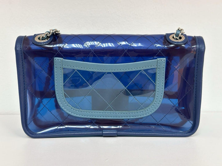 Chanel Coco Splash Blue Mini PVC Flap Bag