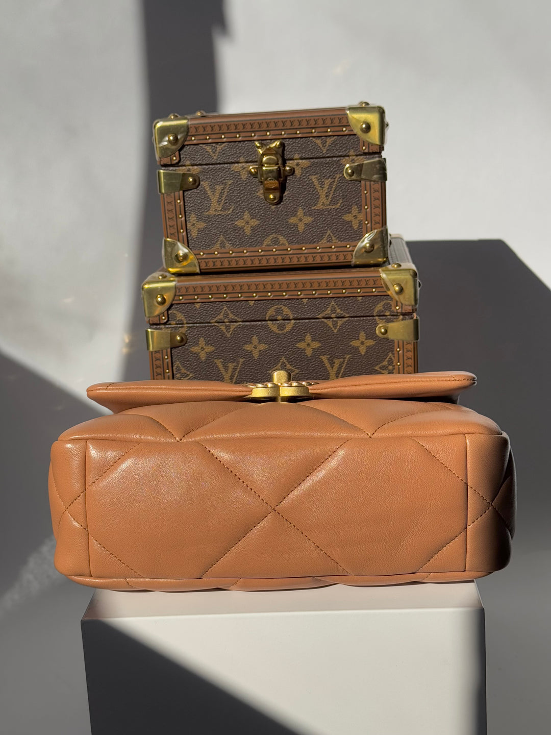 Chanel 21P Small Caramel 19 Flap Bag