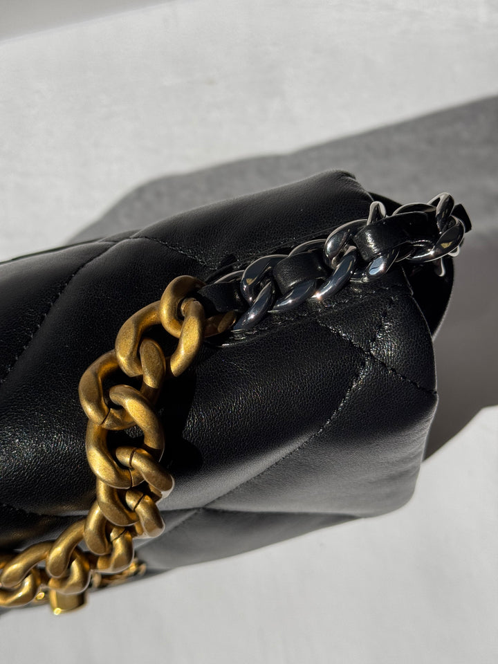 Chanel Small Black 19 Flap Bag