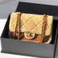 Chanel 24K Brown Shearling Medium Flap Bag