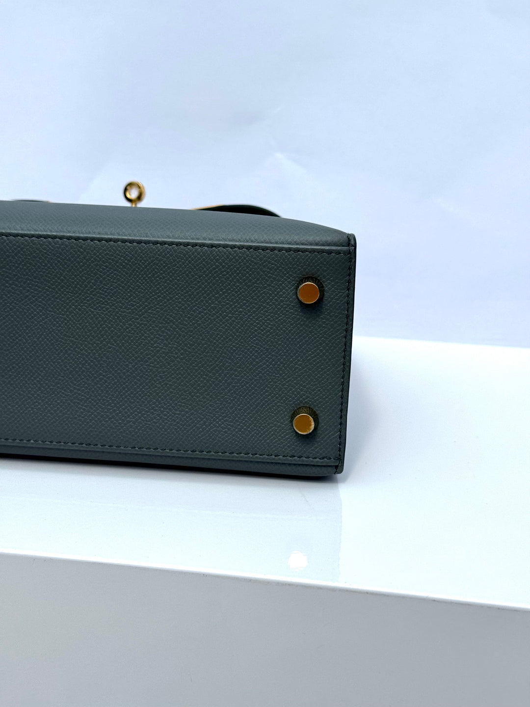 Hermes Vert Amande Epsom Kelly 25 Sellier