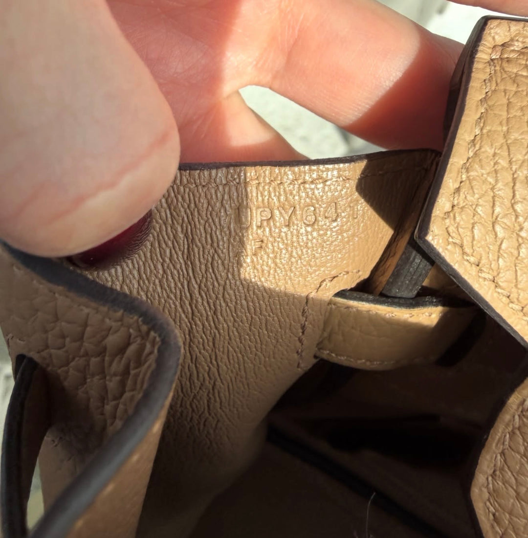 Hermès Birkin 25 Chai Togo Gold Hardware 2022