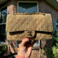 Chanel 24K Medium Vintage Tweed Flap Bag