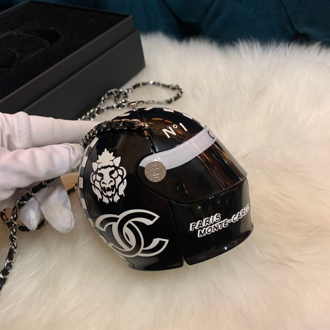 Chanel 2023 Monte Carlo Helmet Minaudiere