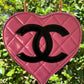 Chanel 1995 CC Pink Heart Vanity Bag