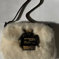 Fendi Mini Mink Fur Embellished Baguette