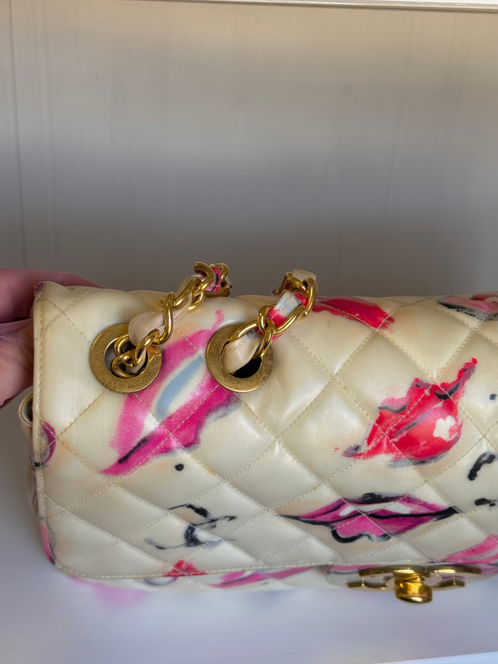 Chanel 1994 Jumbo Lips & Kisses Flap Bag