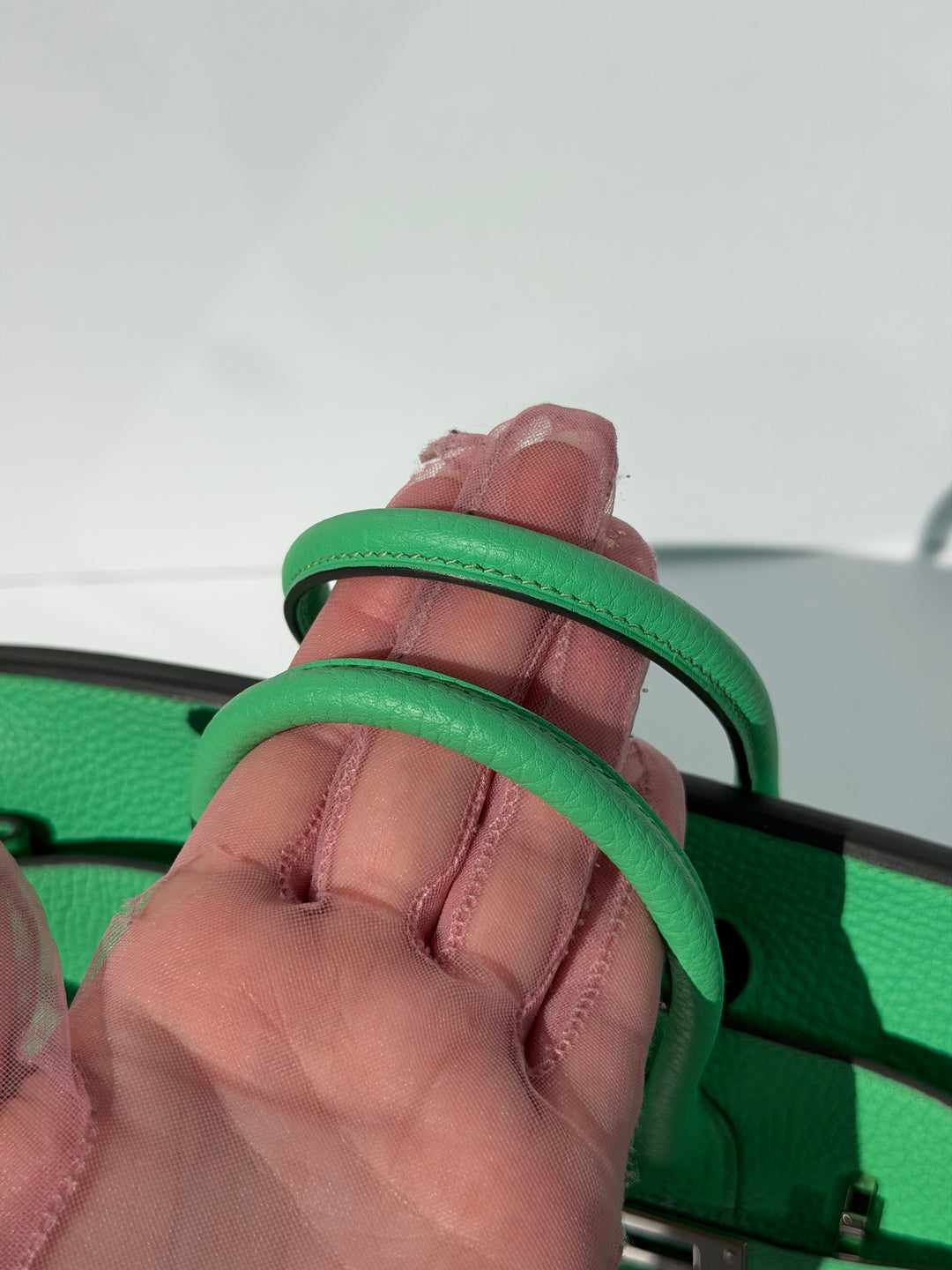 Hermès Birkin 25 Vert Comics Togo Palladium Hardware 2023