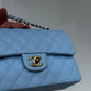 Chanel 23P Light Blue Small Caviar Double Flap