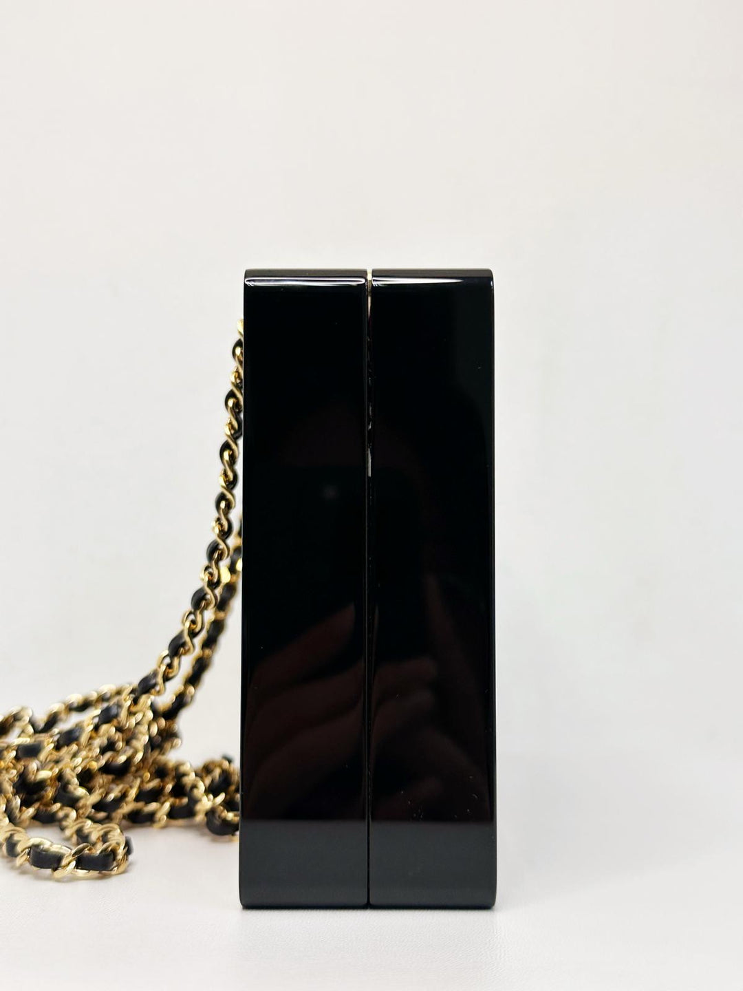 Chanel Limited Edition Black Authenticity Card Minaudière