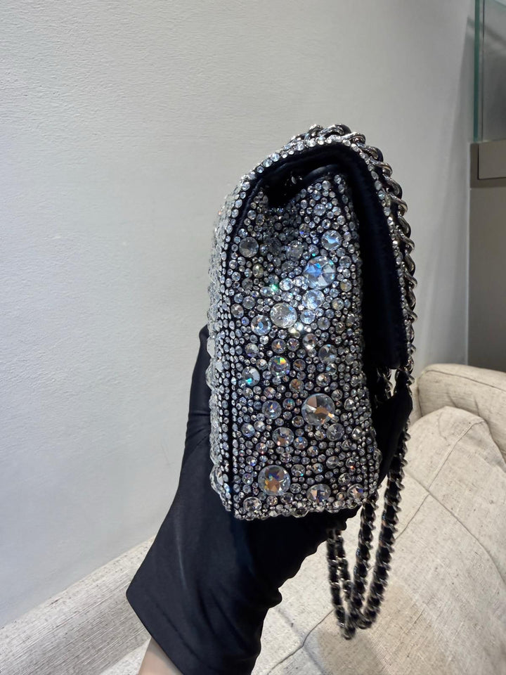 Chanel 2023 Crystal Embellished Mini Flap