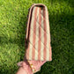 Chanel 24K Vintage Pink Striped Large Flap