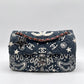 Chanel 2014 Paris Dallas Medium Navy Bandana Flap Bag