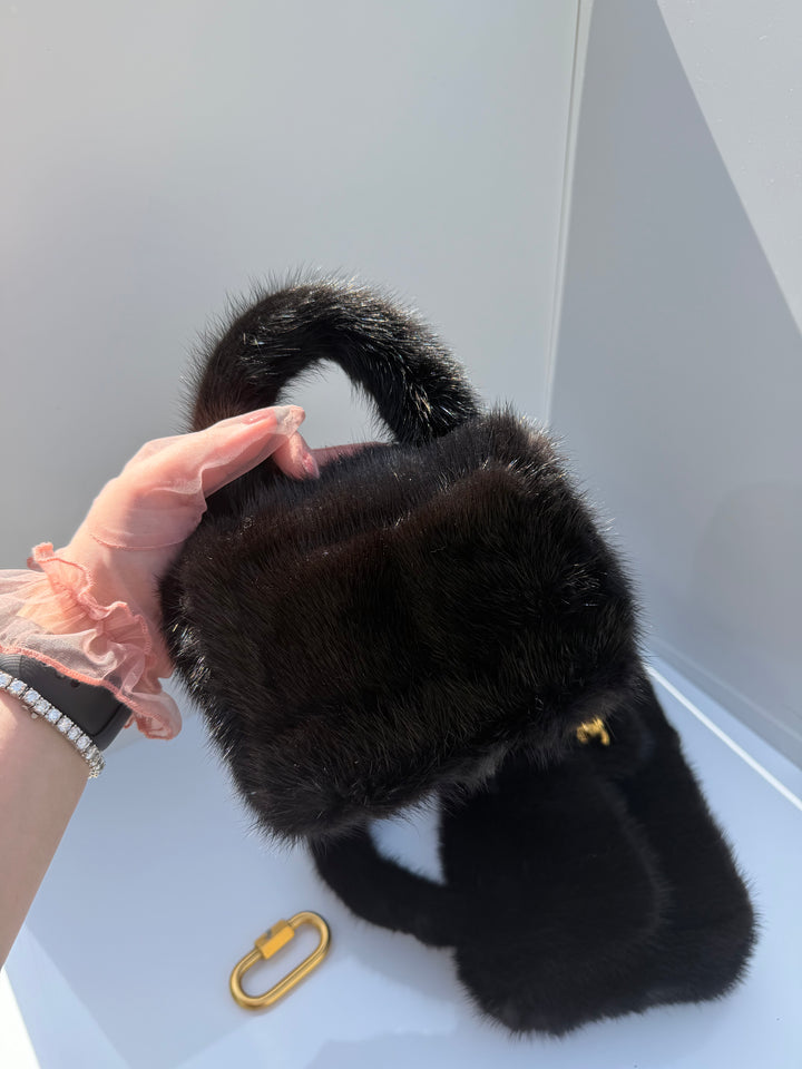 Chanel Vintage RARE Mink Kelly Parent & Child Set