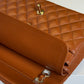 Chanel 21P Caramel Medium Lambskin Flap Bag