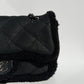 Chanel Medium Black Shearling Coco Neige Flap