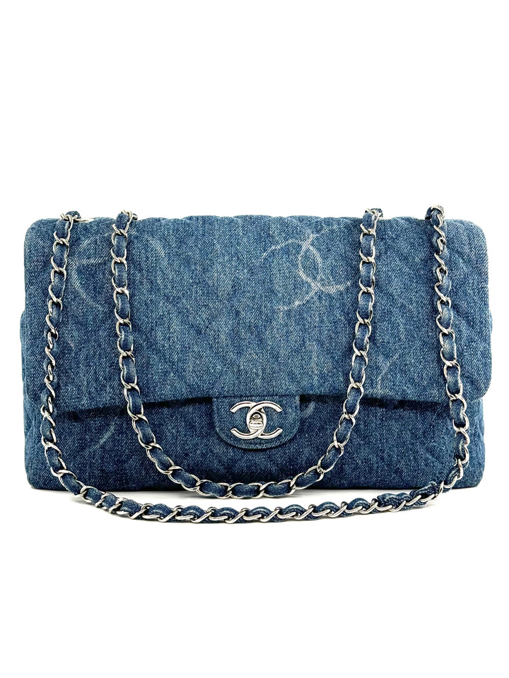 Chanel Jumbo Denim CC Flap Bag