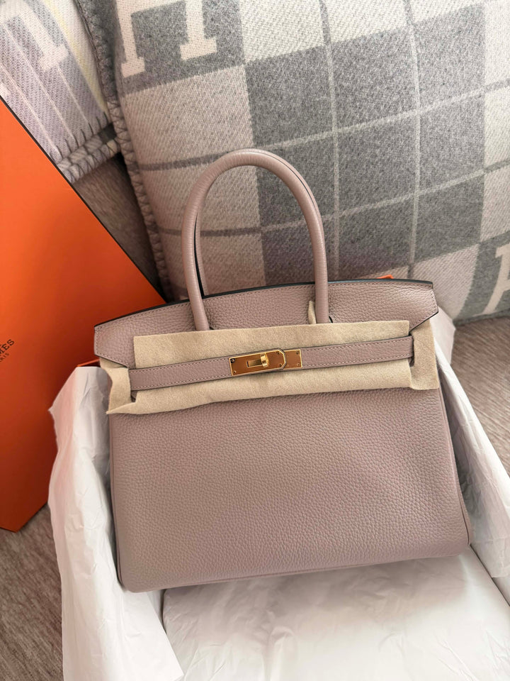 Hermès Birkin 30 Glycine Togo Gold Hardware