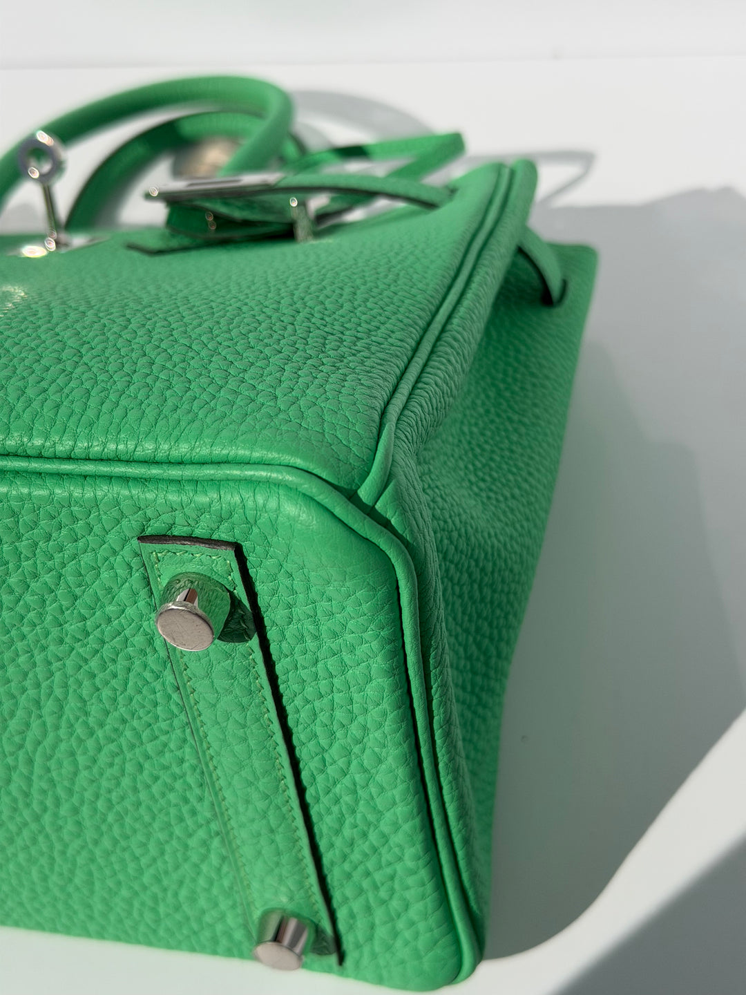 Hermès Birkin 25 Vert Comics Togo Palladium Hardware 2023