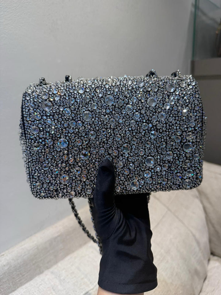 Chanel 2023 Crystal Embellished Mini Flap