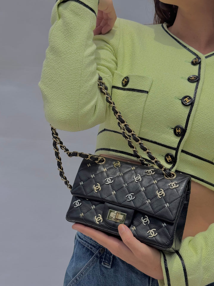 Chanel Vintage Punk Charms 224 Mini Reissue Flap Bag