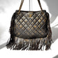 2014 Brown Paris Dallas Runway Fringe Bag