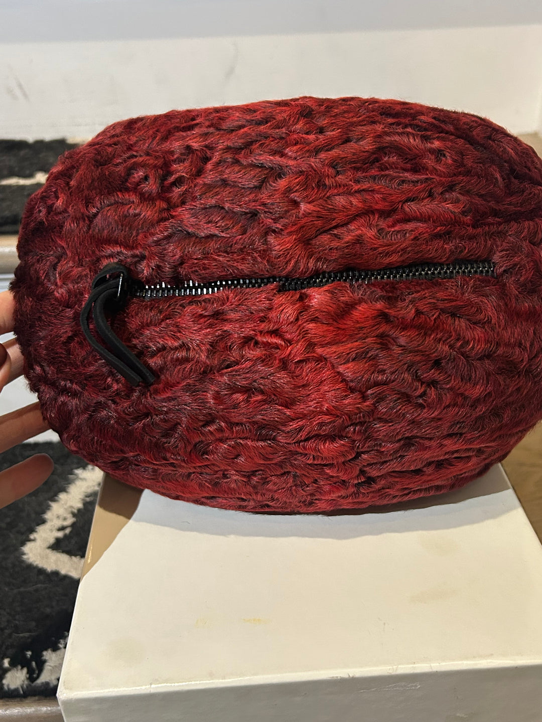 Chanel 2009 Paris - Moscou Embellished Persian Lamb Muff Clutch Bag