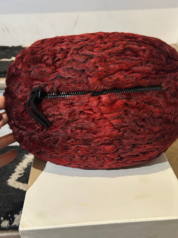 Chanel 2009 Paris - Moscou Embellished Persian Lamb Muff Clutch Bag