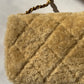 Chanel 24K Brown Shearling Medium Flap Bag