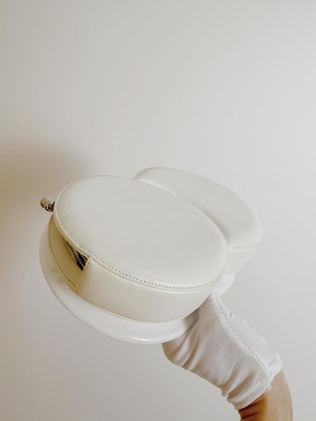 Chanel White Plexiglass Brasserie Gabrielle Plate Minaudière