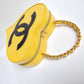 Chanel 1995 CC Yellow Heart Vanity Bag