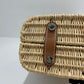Hermes 2016 Picnic Bolide 25 Fauve Barenia & Osier Wicker Bag