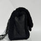 Chanel Medium Black Shearling Coco Neige Flap