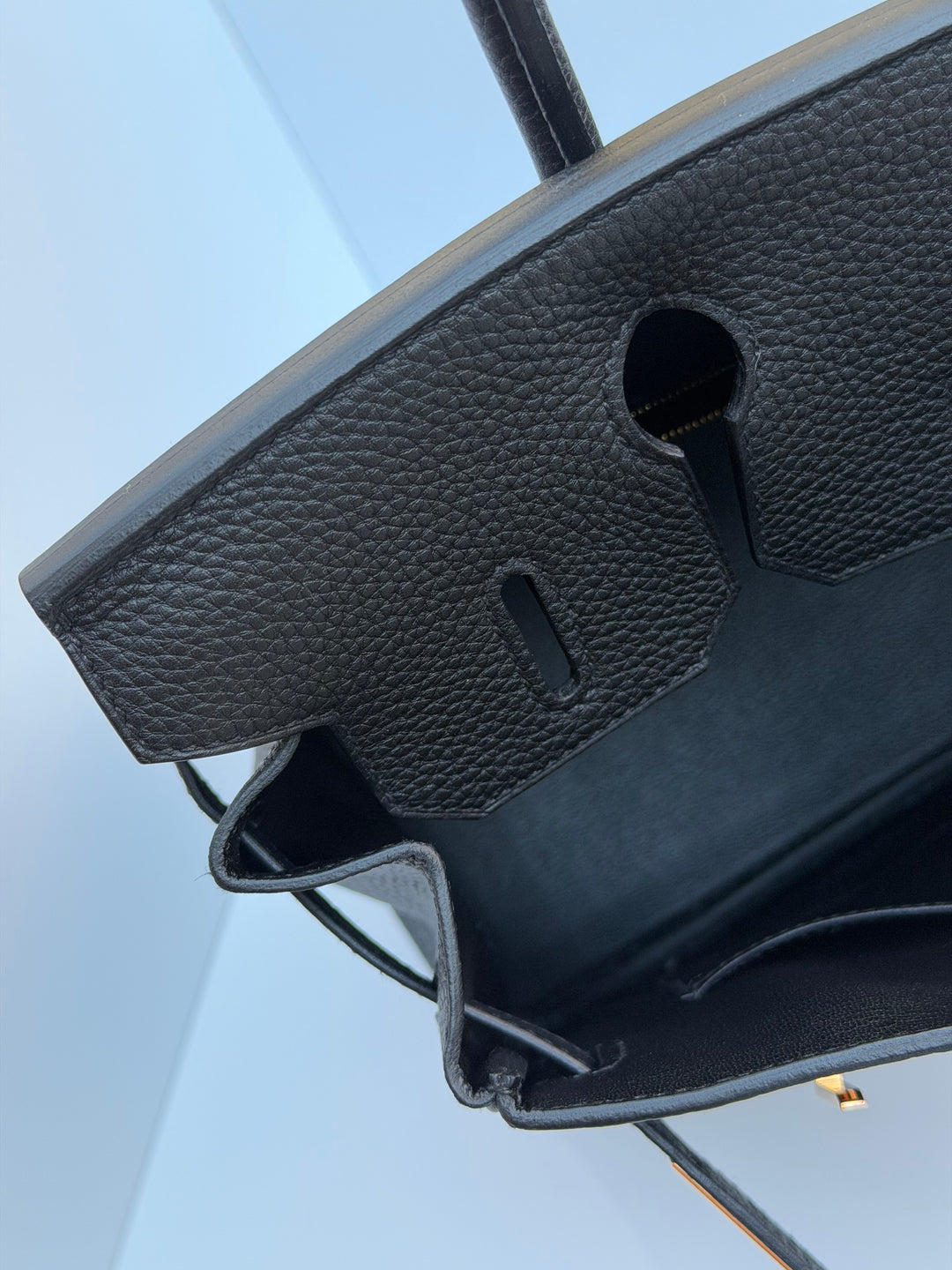 Hermès Birkin 30 — Noir Togo with Rose Gold Hardware